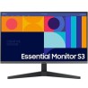 SAMSUNG MONITOR ESSENTIAL S3 24C330GAU 24/ FHD/ NEGRO HDMI / DISPLAY PORT / VESA