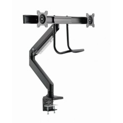 GEMBIRD BRAZO DE MONITOR AJUSTABLE DE MESA PARA 2 MONITORES