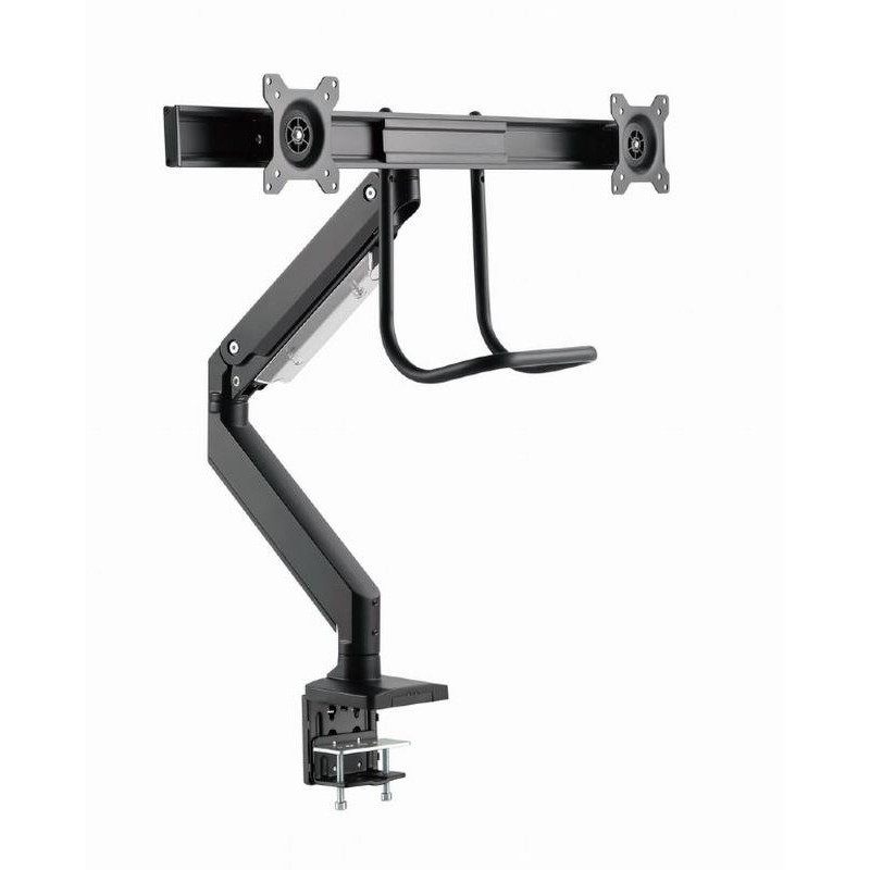 GEMBIRD BRAZO DE MONITOR AJUSTABLE DE MESA PARA 2 MONITORES