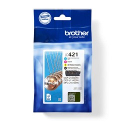 BROTHER CARTUCHO TINTA LC-421 VALUE PACK BK-C-M-Y