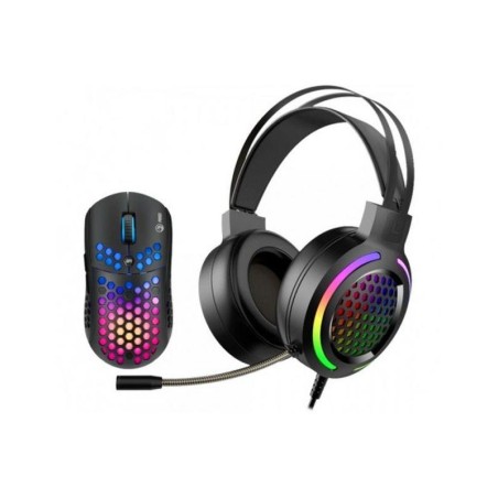 MARVO COMBO RATON+AURICULAR MA-MH01 BK NEGRO