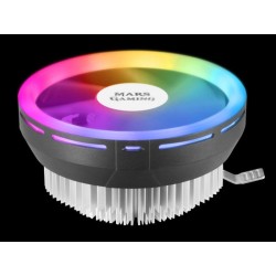 MARS GAMING VENTILADOR CON DISIPADOR MCPU120 RGB BAJO DISIPADOR DE ALUMINIO Y VENTILADOR 120mm TDP HASTA 120W