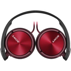 SONY AURICULARES DIADEMA MICROFONO MDR-ZX310AP ROJO