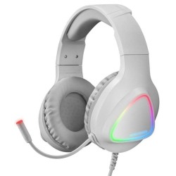 MARS GAMING AURICULARES CON MICRO MH222W BLANCO