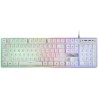 MARS GAMING TECLADO SEMIMECANICO MK220ES BLANCO