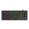 MARS GAMING TECLADO H-MECANICO COMPACTO TKL MKTKLES SWITCH RED ILUMINACION RGB