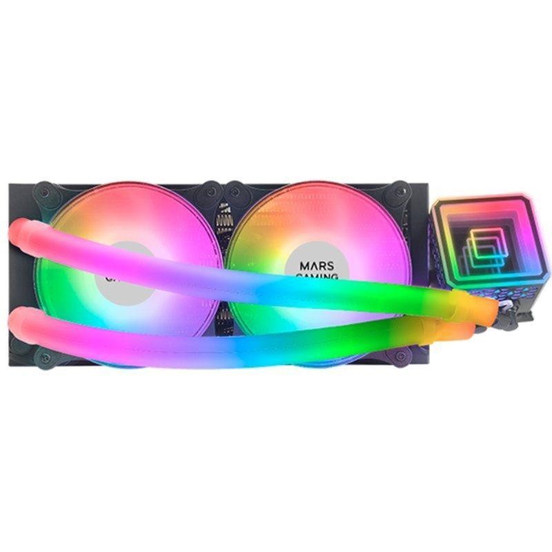 MARS GAMING REFRIGERACION LIQUIDAMLULTRA240 RGB NEGRA