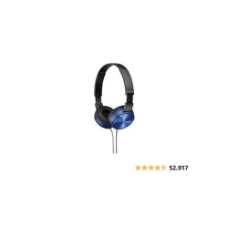 SONY AURICULARES DIADEMA MICROFONO MDR-ZX310AP AZUL