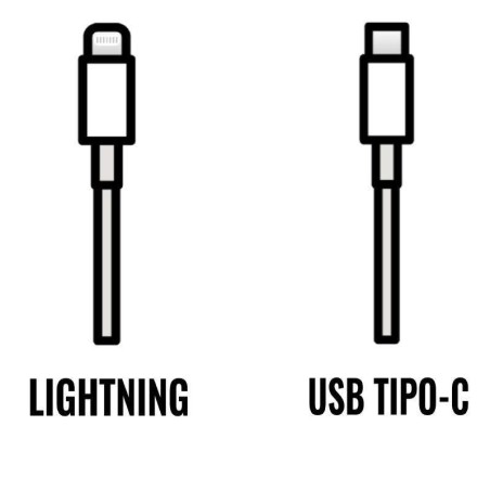 APPLE CABLE USB-C A LIGHTNING 1M - MM0A3ZM/A