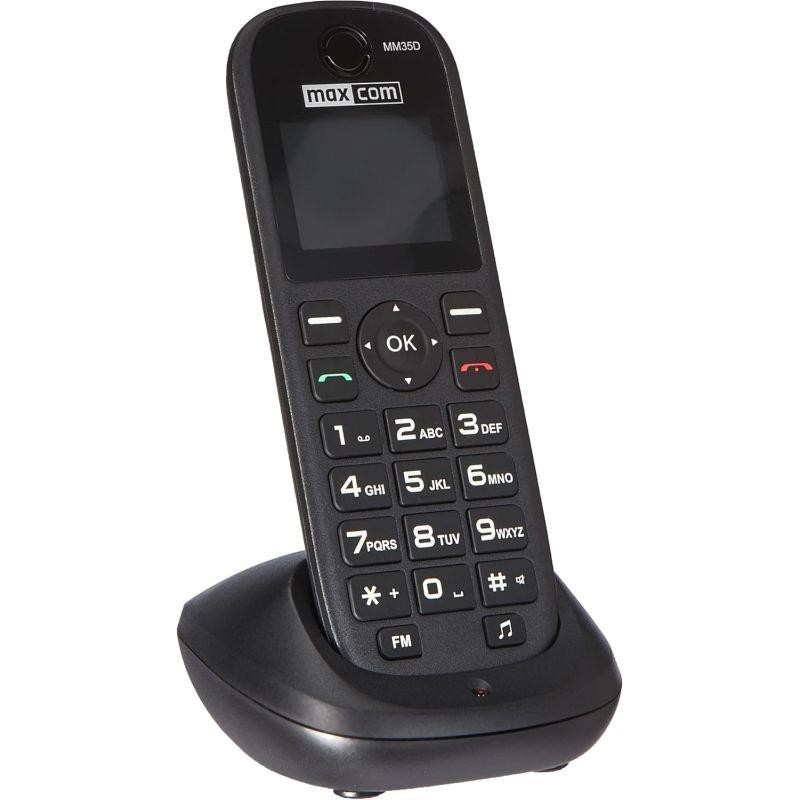 MAXCOM TELEFONO FIJO DEC MM35D 1,77 2G SIM BLACK