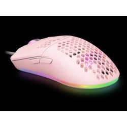 MARS GAMING RATON OPTICO MMAX HIVE PINK 12400DPI