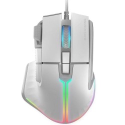 MARS GAMING RATON MM-XT/ HASTA 12800DPI/ BLANCO