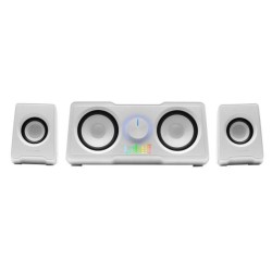 MARS GAMING ALTAVOCES MS22 RGB FLOW 2.2 BLANCO JACK / ALIMENTACION USB