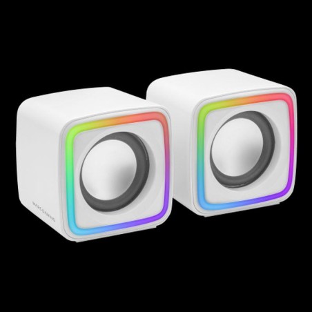 MARS GAMING ALTAVOCES 2.0 RGB BLANCO