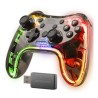 MARS GAMING GAMEPAD MGP24 INALAMBRICO RGB/PC/ PS3/ PS4/ PS5 (LIMITADA)/ XBOX360/ RASPERRI PI/ MAC/ANDROID*