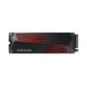 SAMSUNG DISCO DURO SSD M.2 NVME MZ-V9P1T0CW 990 PRO 1TB PCIE 4.0 NVME con disipador de Calor/ Compatible con PS5 y PC