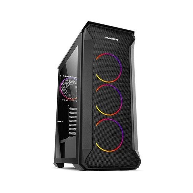 NOX CARCASA HUMMER QUANTUM ARGB ATX - MICRO ATX- ITX - TEMPERED GLASS CHASSIS