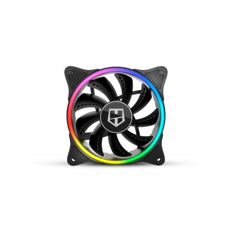 NOX VENTILADOR x-FAN RAINBOW ARGB DOBLE ANILLO / COMPATIBLE OMEGA,ALPHA,TGM Y FUSION S