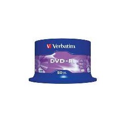 VERBATIM DVD+R 4.7GB 16X 120MIN BOTE 50