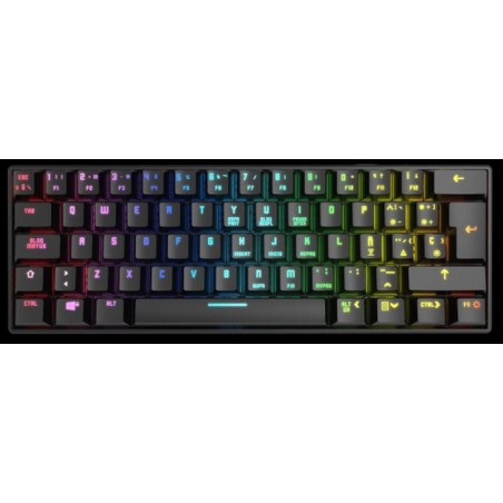 KROM TECLADO GAMING RGB MINI BT KLUSTER WIRELESS Bluetooth 5.0/ USB / RGB / Mecanico