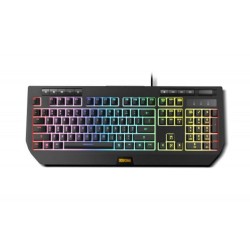 KROM TECLADO KUMA SEMI MECANICO GAMING NEGRO