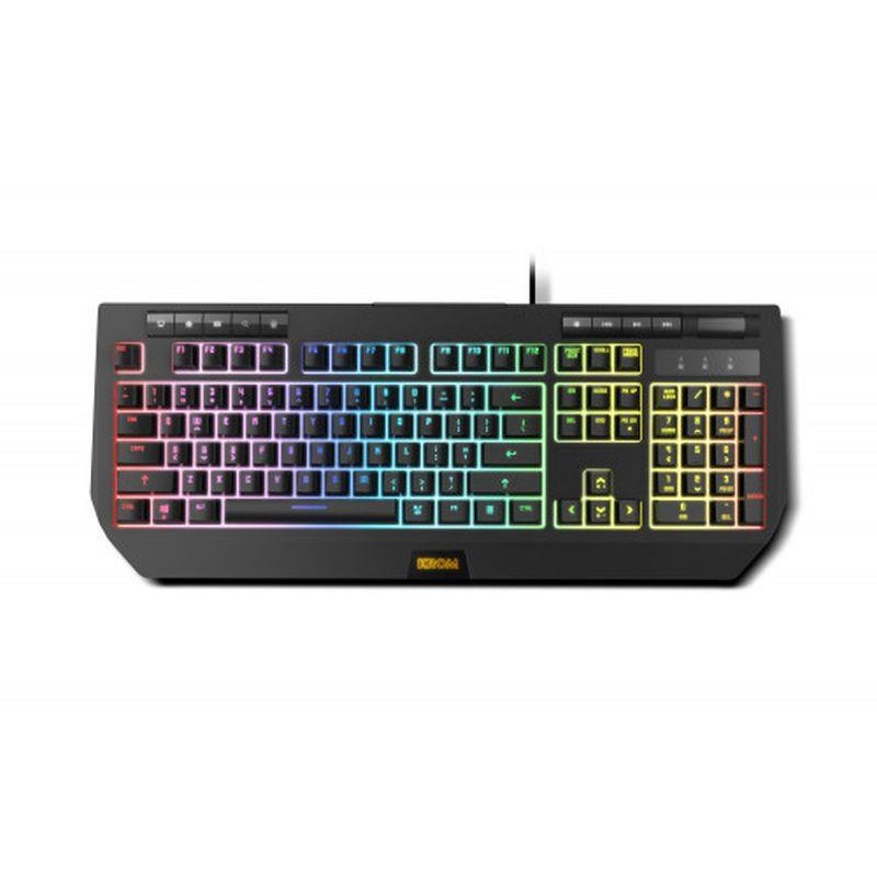 KROM TECLADO KUMA SEMI MECANICO GAMING NEGRO