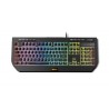 KROM TECLADO KUMA SEMI MECANICO GAMING NEGRO