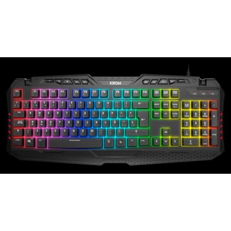 KROM TECLADO GAMING KYRA RGB RGB LIGHTING KEYBOARD