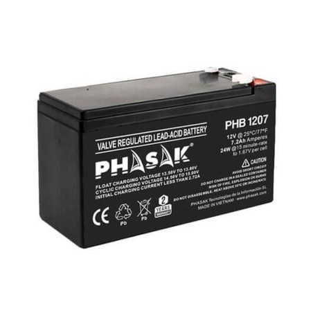 PHASAK BATERIA SAI/UPS 12V 7.2AH PHB 1207 (151x65x95)