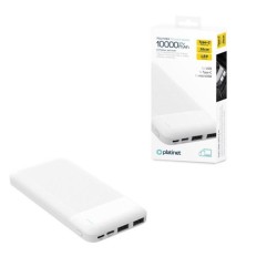 PLATINET POWERBANK 10.000mAh POLYMERO ABS BLANCO