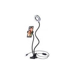 PLATINET ANILLO LUZ LED 3 FLEXIBLE CLIP SMARTPHONE