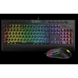 KROM TECLADO RATON KALYOS GAMING USB TECLADO MEMBRANA RGB/RATON 6400DPI