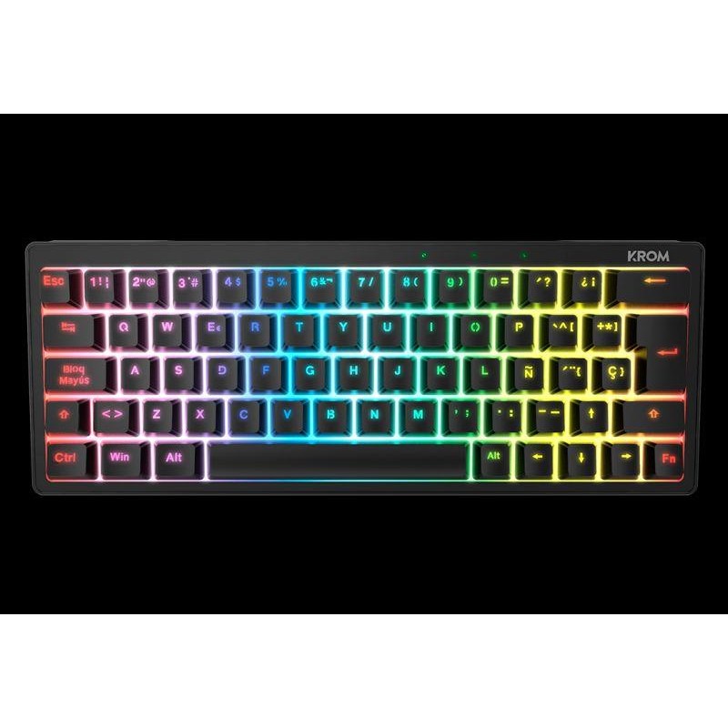 KROM TECLADO GAMING KREATOR RGB HOT-SWAP MINI TECLADO