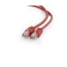 GEMBIRD LATIGUILLO DE RED CAT6 UTP 0.25M ROJO