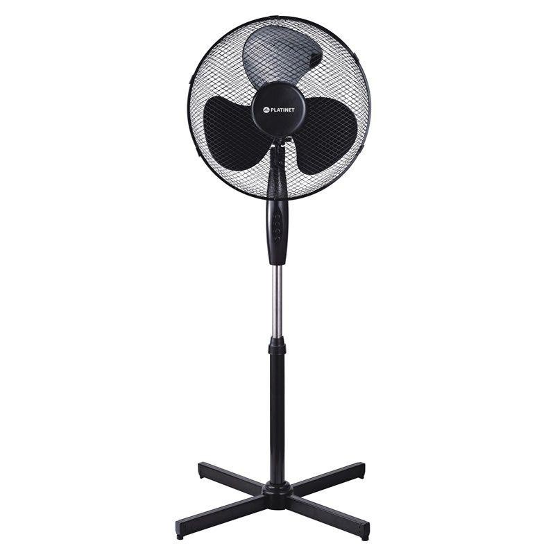 PLATINET VENTILADOR VENTILADOR PIE SUELO 16? NEGRO PSF1616B