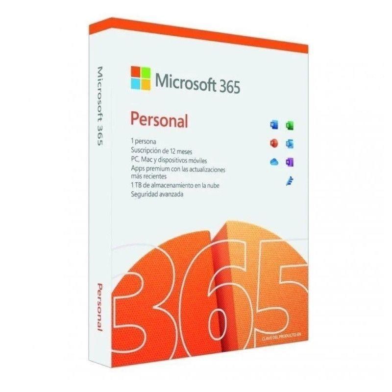 MICROSOFT OFFICE 365 PERSONAL 1 USUARIO HASTA 5 DISPOSITIVOS LICENCIA 1 AÑO