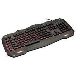 TRUST TECLADO GAMING GTX 840 MYRA 21977 (CAJA DETERIORADA) ILUMINACION LED 3 COLORES 5 TECLAS PROGRAMABLES USB