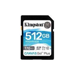 KINGSTON TECHNOLOGY CANVAS GO! PLUS MEMORIA FLASH 512 GB SD CLASE 10 UHS-I