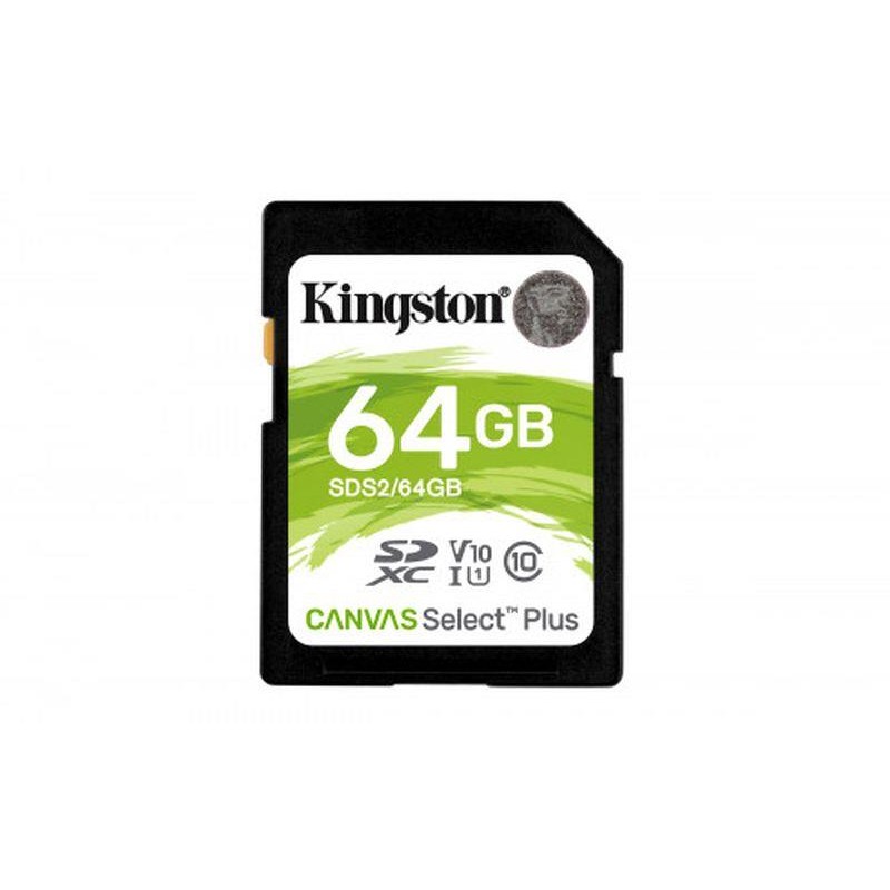 KINGSTON SD SDXC CANVAS SELECT PLUS 64 GB SDS2-64GB CL10