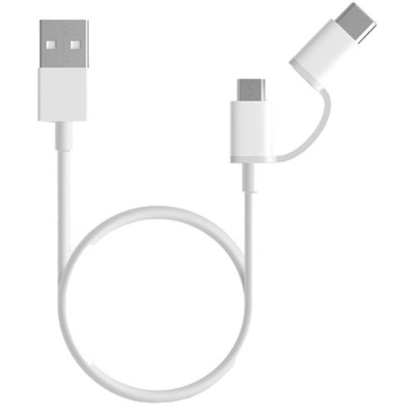 XIAOMI CABLE USB 2.0 CONECTORES USB-A A USB-C Y A MICRO USB 100 CM