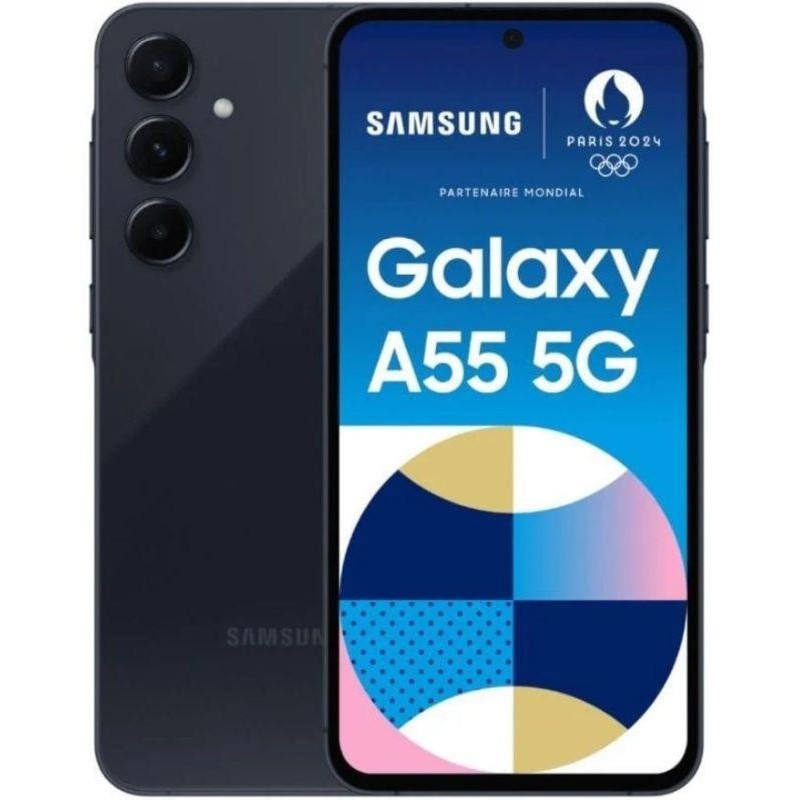 SAMSUNG SMARTPHONE GALAXY A55 8GB 128GB 5G NEGRO ECLIPSE OC/8GB/128GB/6,6/ANDROID/5G