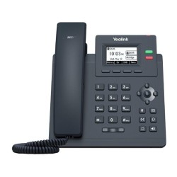 YEALINK TELEFONO IP SIP-T31 2 cuentas SIP, SIN PoE, CON PSU