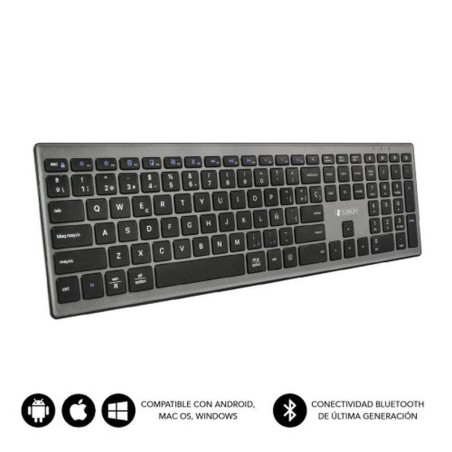 SUBBLIM TECLADO EXTENDIDO INALAMBRICO BLUETOOTH PURE GREY