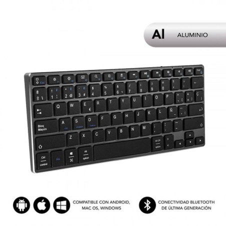 SUBBLIM TECLADO BLUETOOTH 3ADC201 ADVANCE COMPACT GRIS