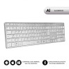 SUBBLIM TECLADO BLUETOOTH 3ADE300 ADVANCE EXTENDED SILVER