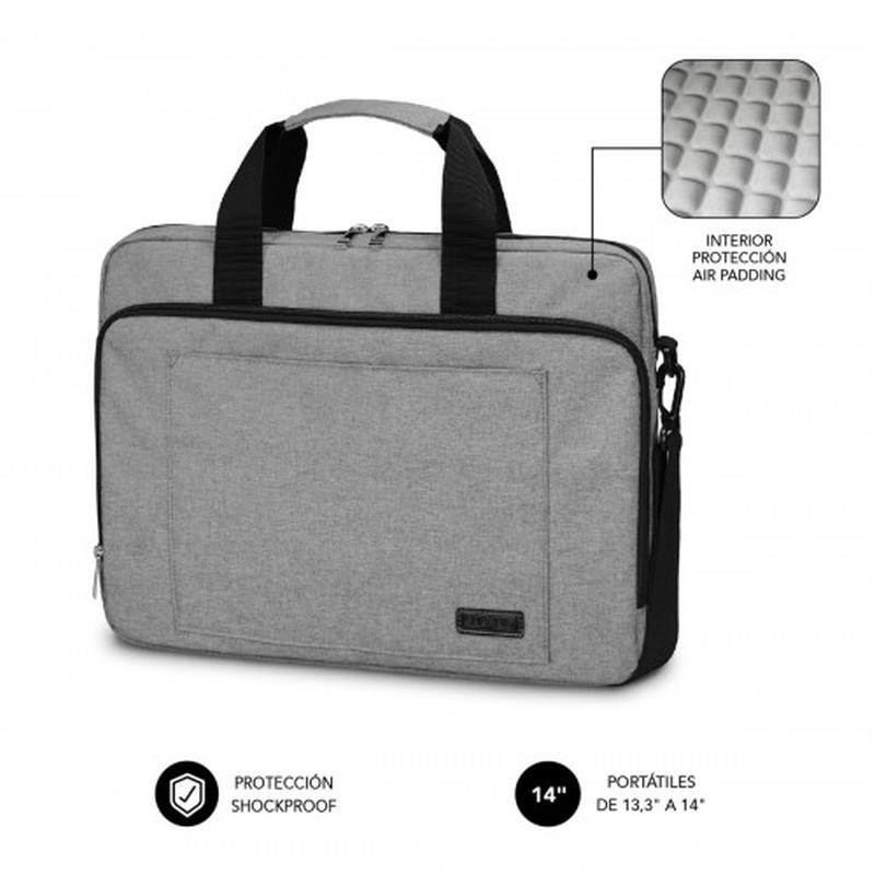 SUBBLIM MALETÍN AIR PADDING LAPTOP BAG 13,3-14? GREY