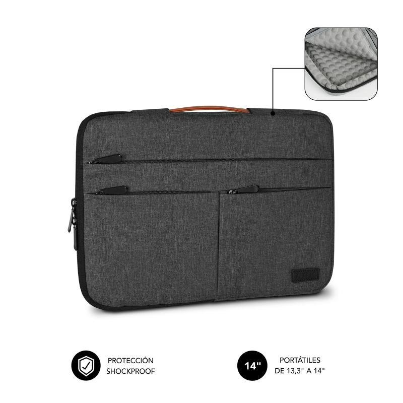 SUBBLIM FUNDA AIR PADDING 360 SLEEVE 13.3-14 GRIS OSCURO