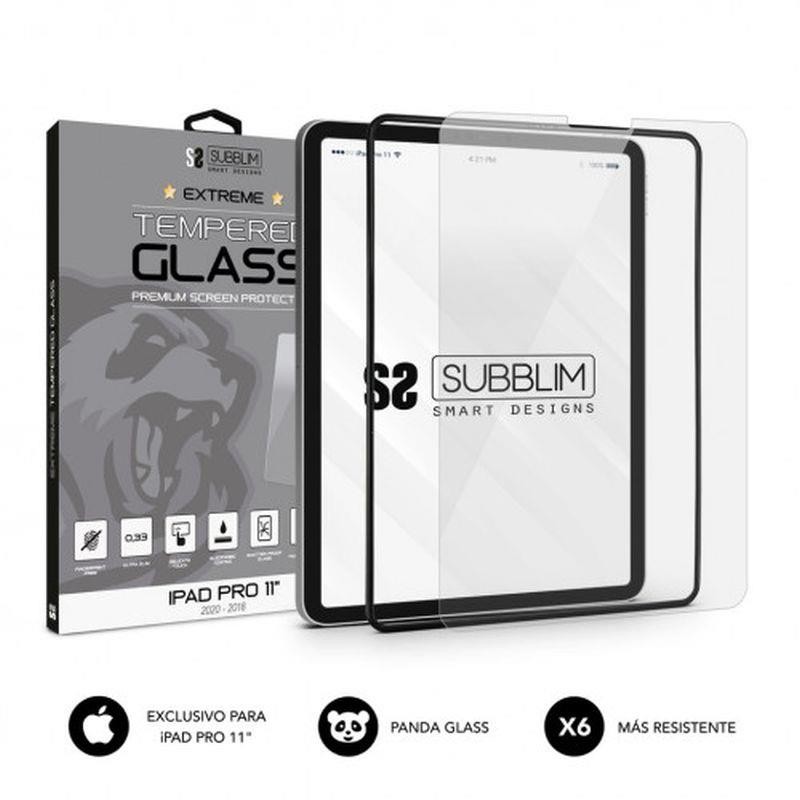 SUBBLIM CRISTAL TEMPLADO EXTREME IPAD PRO 11? 2021  2020  2018