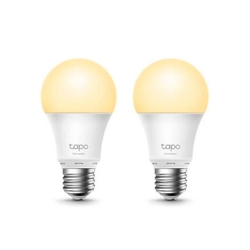 TAPO BOMBILLA LED WIFI INTELIGENTE TAPO L510E PACK 2UD E27 2700K REGULABLE COMPATIBLE CON ALEXA Y GOOGLE