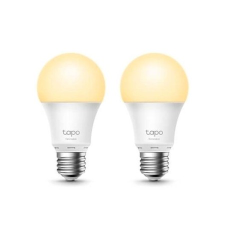 TAPO BOMBILLA LED WIFI INTELIGENTE TAPO L510E PACK 2UD E27 2700K REGULABLE COMPATIBLE CON ALEXA Y GOOGLE